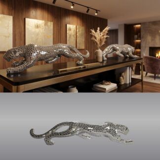 Baguira  | Figura en Resina con Apliques de Cristal