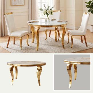 Isabelina Round  | Acero Oro